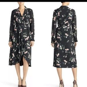 NWT floral wrap dress